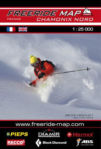 Carte Freeride - Chamonix Nord | Freeride Map carte pliée Freeride Map 