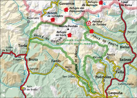 Carte & guide de randonnée - Parc national d'Ordesa et Mont Perdu (Pyrénées aragonaises) | Alpina carte pliée Editorial Alpina 