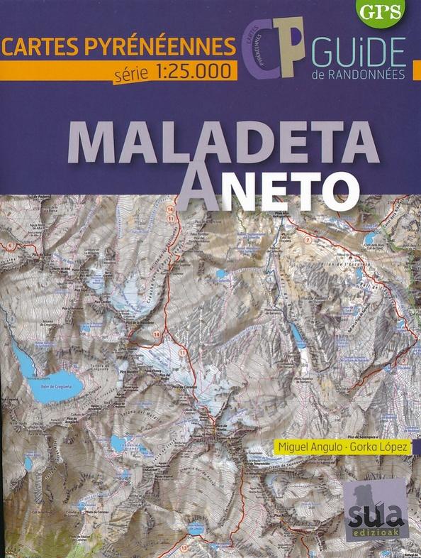 Carte & guide de randonnées - Maladeta & Aneto (Pyrénées aragonaises) | SUA Editions carte pliée Sua Editions 