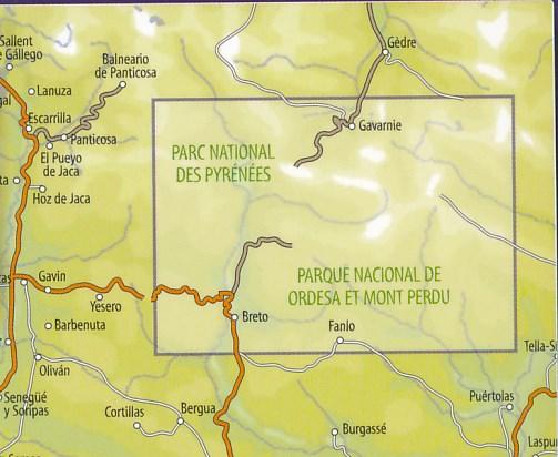 Carte & guide de randonnées - Mont Perdu & Gavarnie | SUA Editions carte pliée Sua Editions 
