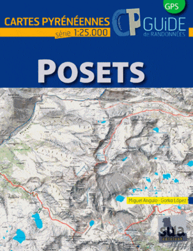 Carte & guide de randonnées - Posets | SUA Editions carte pliée Sua Editions 