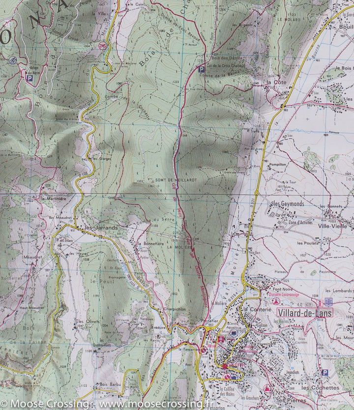 Carte IGN TOP 25 n° 3235 OT - Autrans & Gorges de la Bourne (PNR du Vercors, Alpes) - La Compagnie des Cartes
