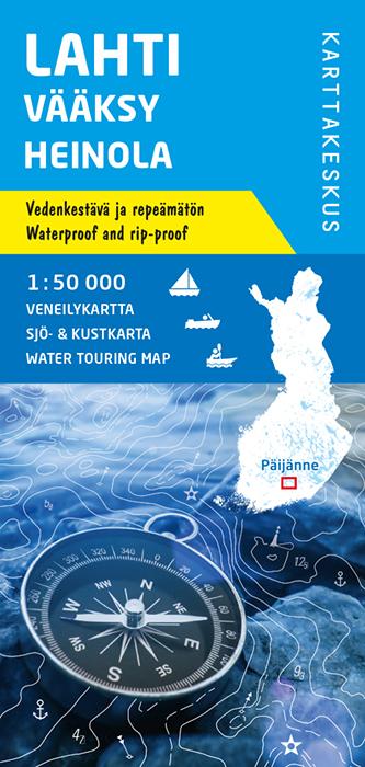 Carte marine n° 11 - Lahti Vääksy Heinola (Finlande) | Karttakeskus carte pliée Karttakeskus 