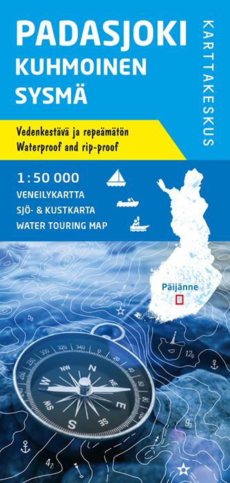 Carte marine n° 16 - Padasjoki Kuhmoinen Sysmä (Finlande) | Karttakeskus carte pliée Karttakeskus 