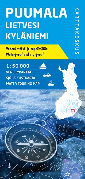 Carte marine n° 19 - Puumala Lietvesi Kyläniemi (Finlande) | Karttakeskus carte pliée Karttakeskus 