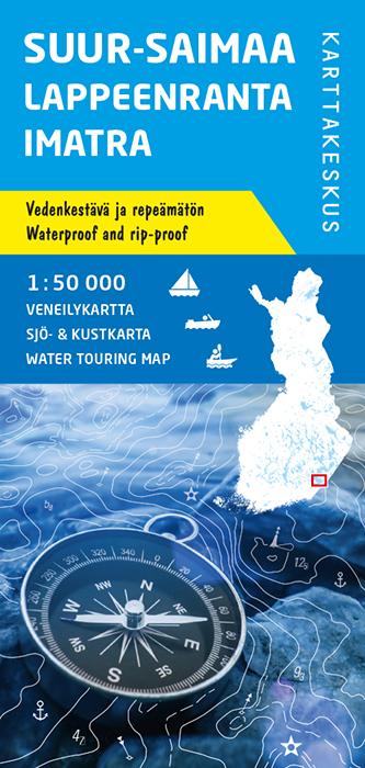 Carte marine n° 22 - Suur-Saimaa LappeenrantaImatra (Finlande) | Karttakeskus carte pliée Karttakeskus 