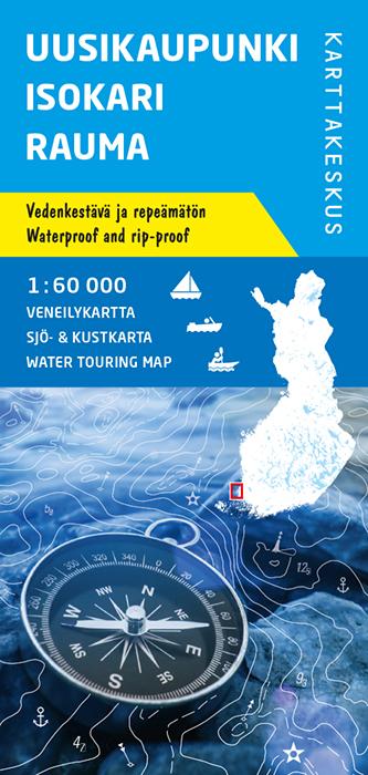 Carte marine n° 25 - Uusikaupunki Isokari Rauma (Finlande) | Karttakeskus carte pliée Karttakeskus 