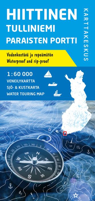 Carte marine n° 3 - Hiittinen Tulliniemi Paraisten portti (Finlande) | Karttakeskus carte pliée Karttakeskus 