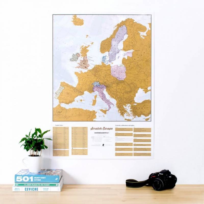 CGG Carte Europe à Gratter
