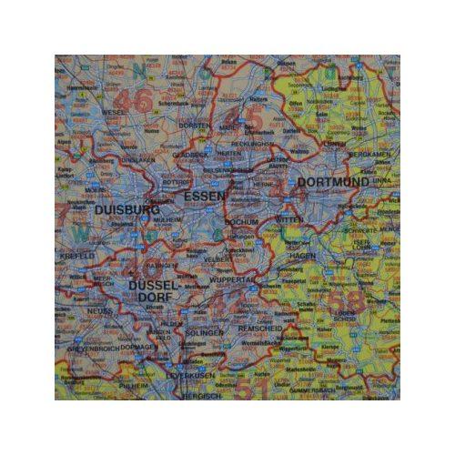 Carte murale - Allemagne (zones postales) | Freytag & Berndt carte murale petit tube Freytag & Berndt 