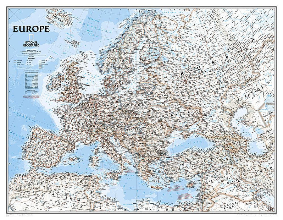 carte murale : Europe politique - Inventaire Général du Patrimoine Culturel