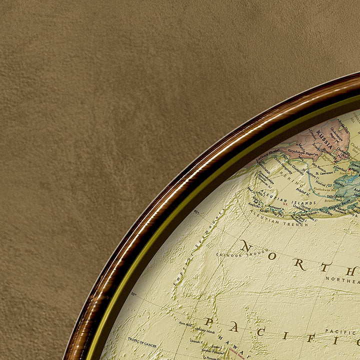 Carte murale (en anglais) - Monde, les 2 Hémisphères - 107 x 62 cm | National Geographic carte murale petit tube National Geographic 