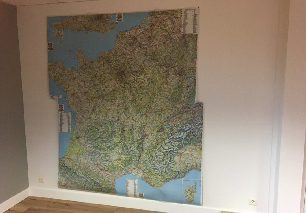 Carte des vins et liquoreux de France, Cartographie murale plastifiée N°21  - SIPS 