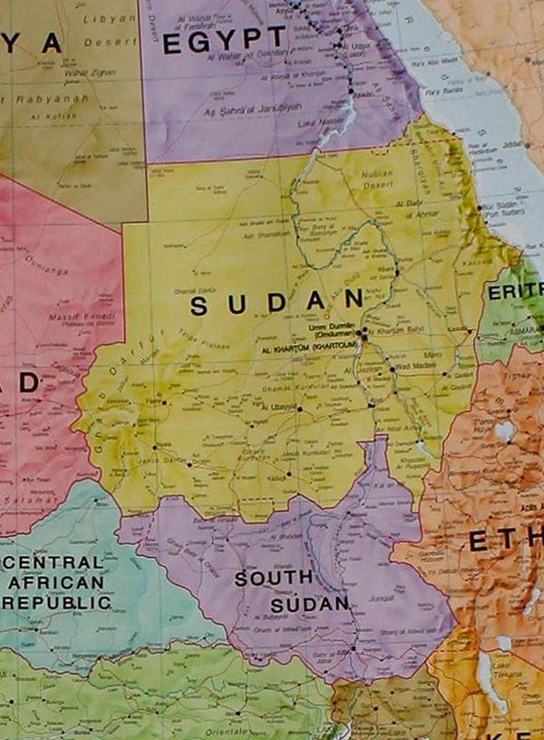 Carte murale plastifiée (en anglais) - Afrique politique - 100 x 120 cm, avec lattes de maintien en bois | Maps International carte murale grand tube Maps International 