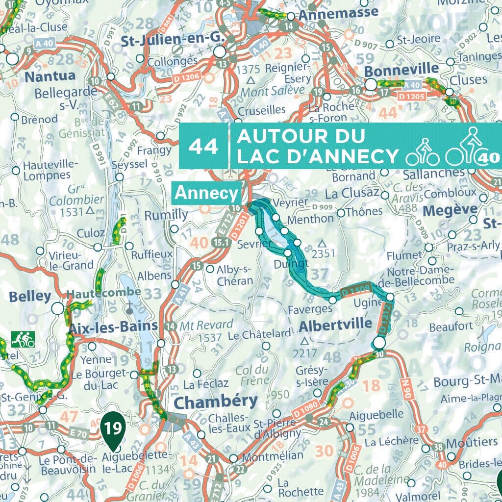 Carte n° 767 - France : itinéraires à vélo | Michelin carte pliée Michelin 