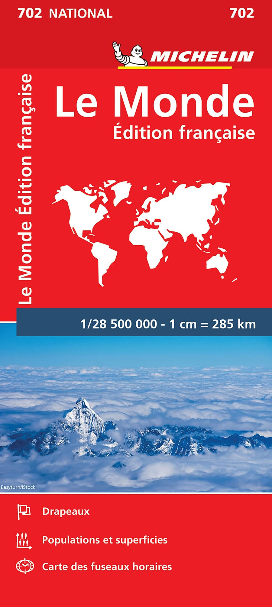 Carte pliée n° 702 - Le Monde | Michelin carte pliée Michelin 
