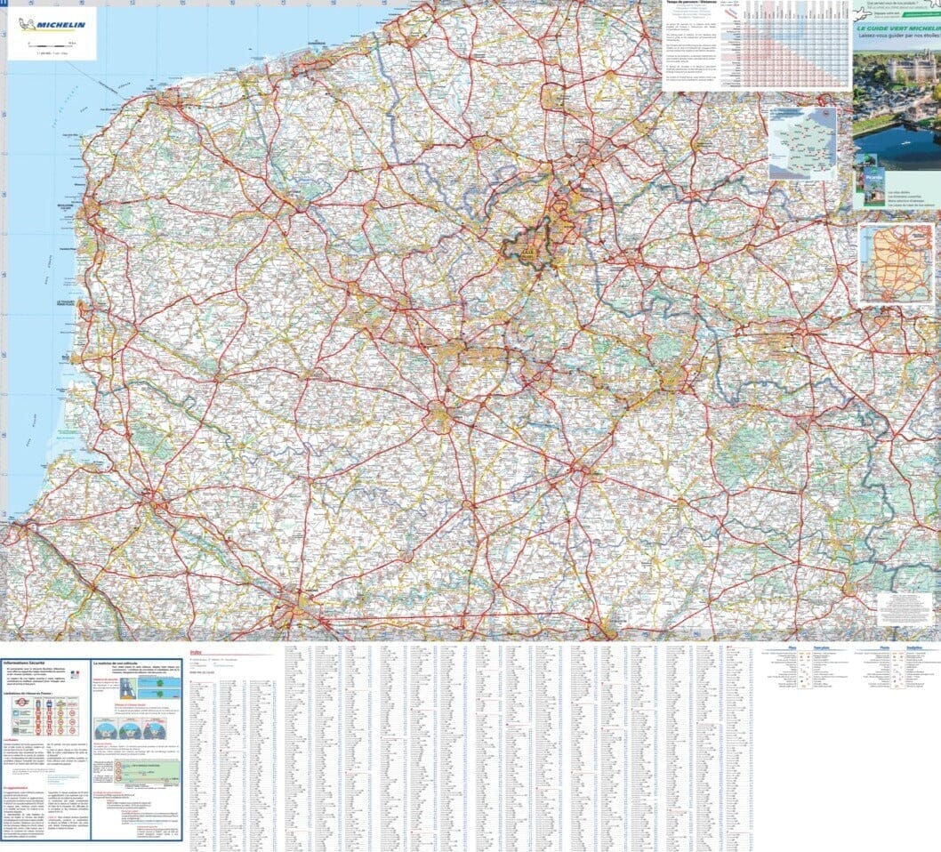 Carte régionale n° 511 - Hauts-de-France 2022 | Michelin carte pliée Michelin 