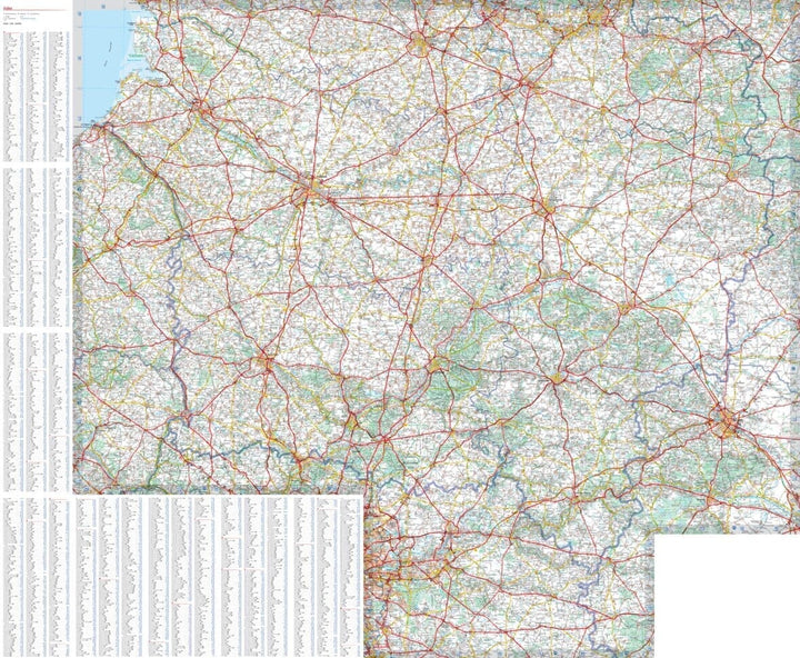 Carte régionale n° 511 - Hauts-de-France 2022 | Michelin carte pliée Michelin 