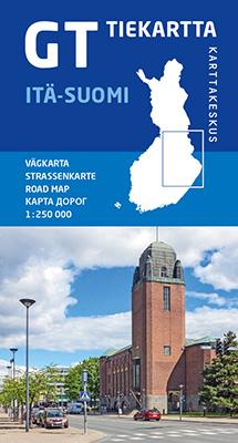 Carte régionale n° 6 - Finlande Est, Itä-Suomi Road map | Karttakeskus carte pliée Karttakeskus 