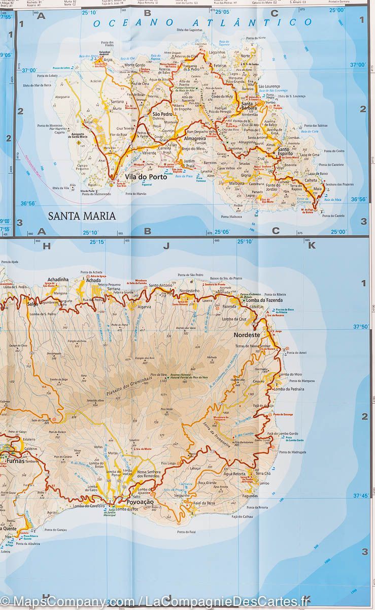 Carte routière - Açores | Reise Know How carte pliée Reise Know-How 