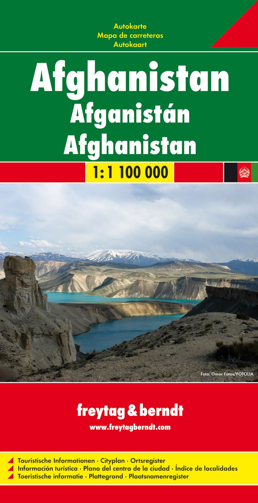 Carte routière - Afghanistan | Freytag & Berndt carte pliée Freytag & Berndt 