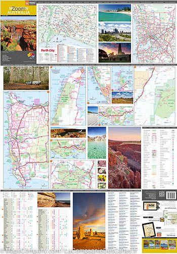 Carte routière de l'Ouest de l'Australie | Hema Maps - La Compagnie des Cartes