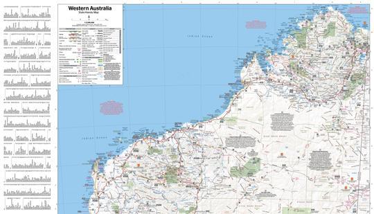 Carte routière - Australie-Occidentale | Hema Maps - Handy map carte pliée Hema Maps 