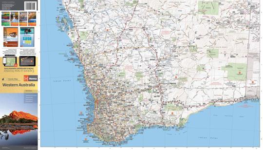 Carte routière - Australie-Occidentale | Hema Maps - Handy map carte pliée Hema Maps 