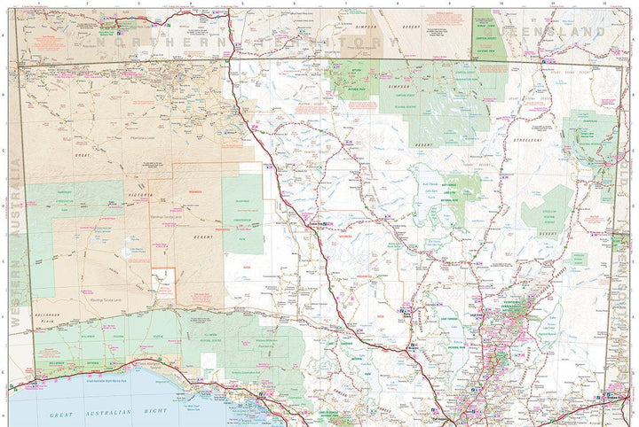 Carte routière - Australie Sud | Hema Maps - Handy map carte pliée Hema Maps 