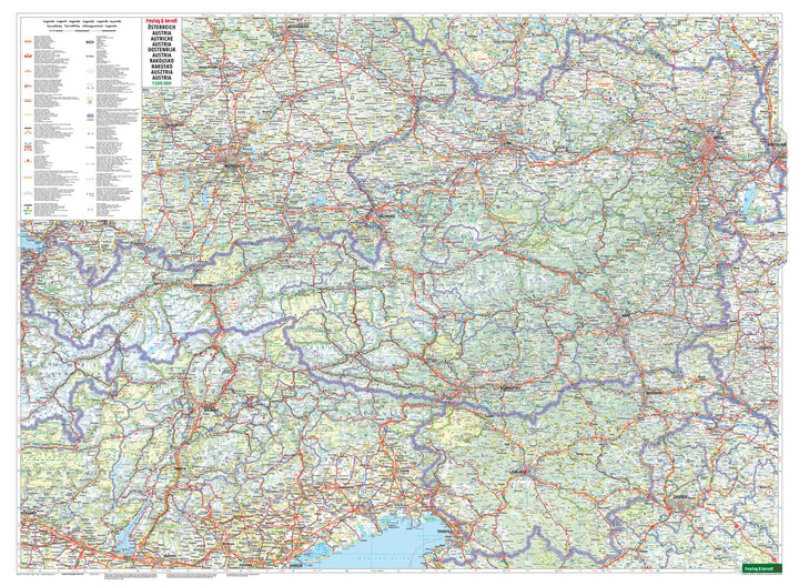 Carte routière - Autriche au 1/500,000 | Freytag & Berndt carte pliée Freytag & Berndt 