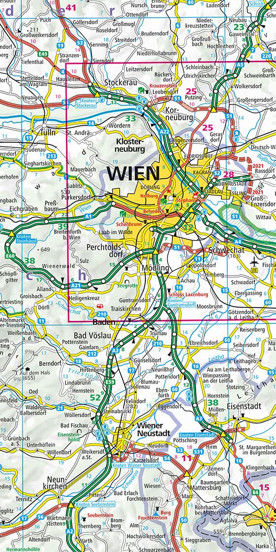 Carte routière - Autriche | Hallwag carte pliée Hallwag 