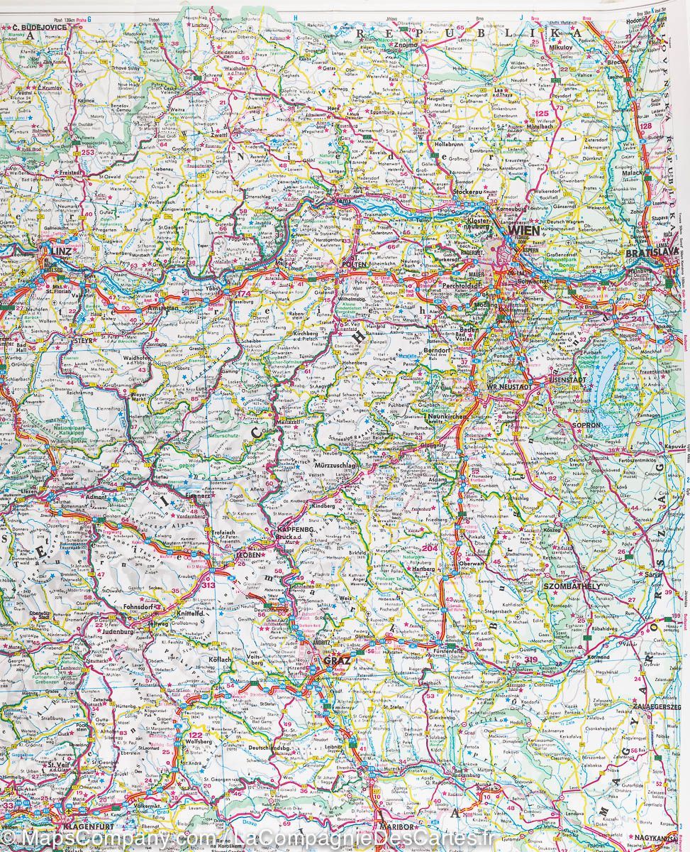 Carte routière - Autriche | IGN carte pliée IGN 