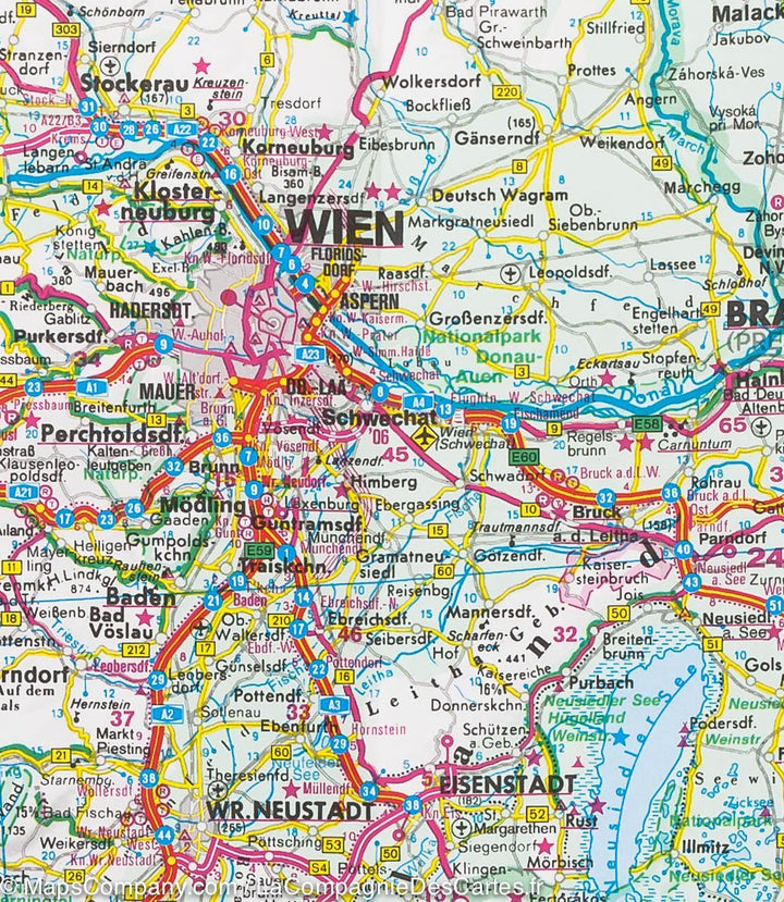 Carte routière - Autriche | IGN carte pliée IGN 