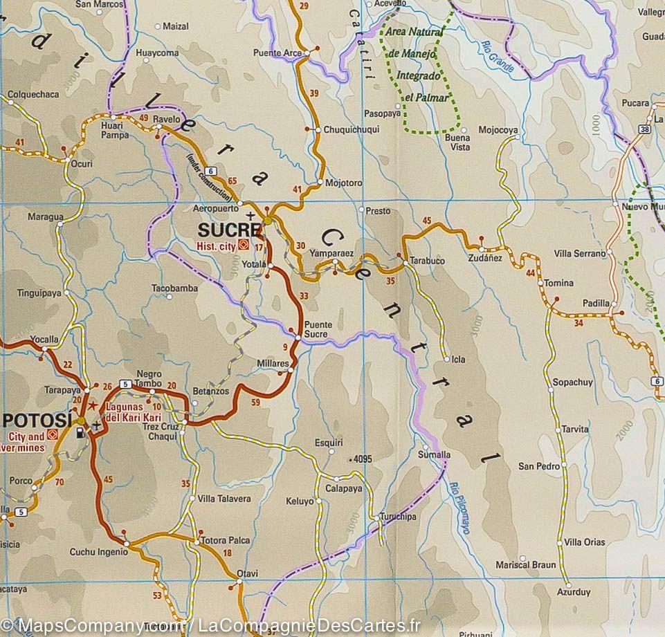Carte routière - Bolivie | Reise Know How carte pliée Reise Know-How 