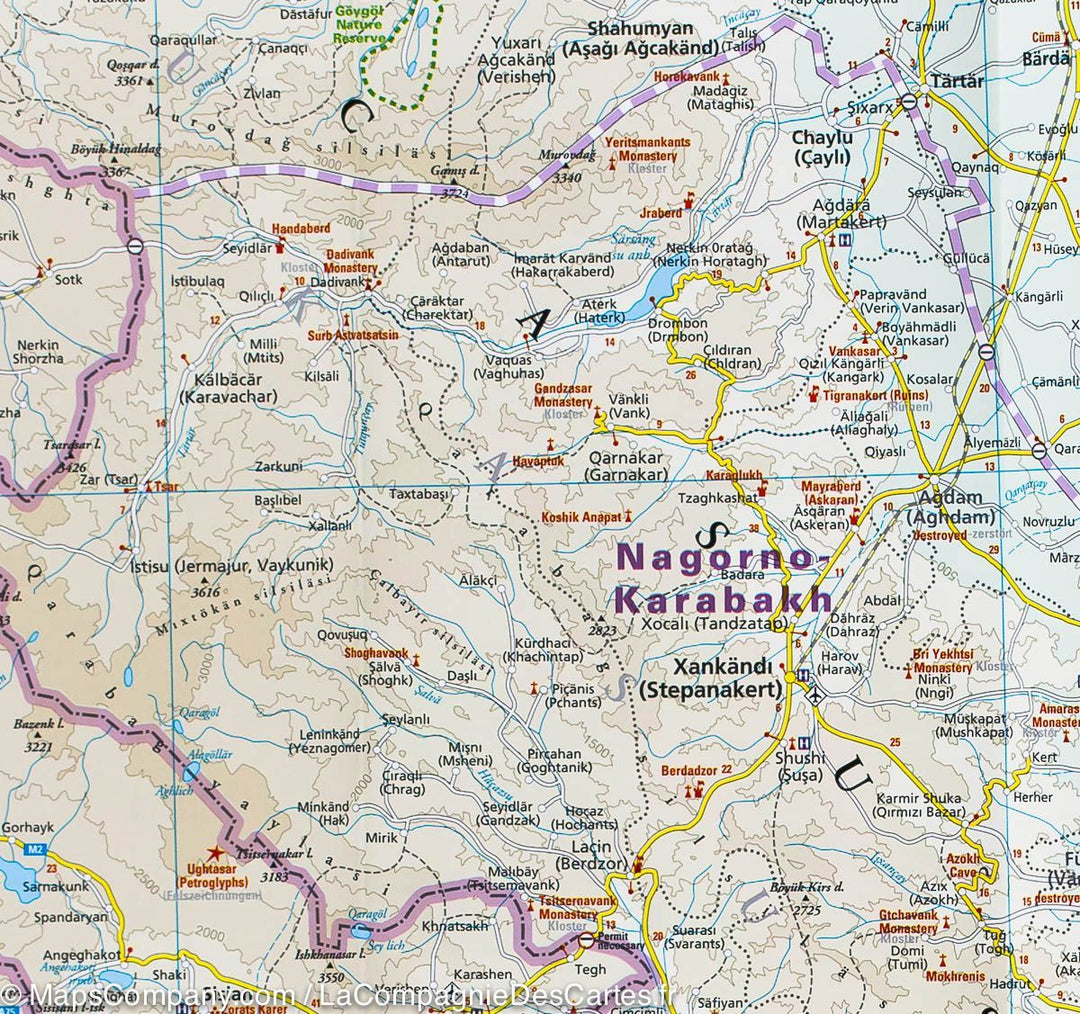 Carte routière - Caucase | Reise Know How carte pliée Reise Know-How 