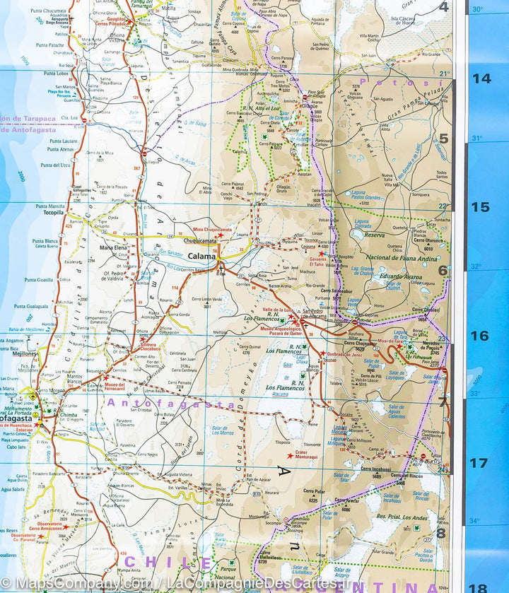 Carte routière - Chili | Reise Know How carte pliée Reise Know-How 