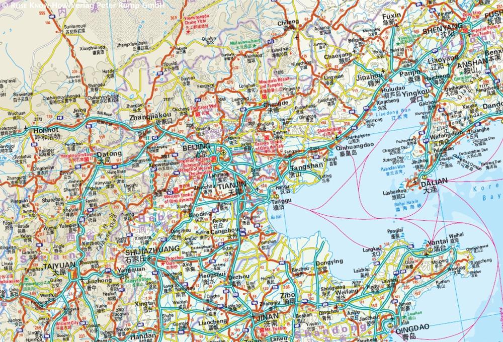 Carte routière - Chine | Reise Know How carte pliée Reise Know-How 