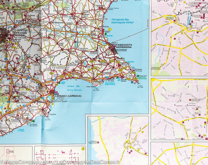 Carte routière - Chypre | Freytag & Berndt carte pliée Freytag & Berndt 
