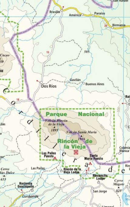 Carte routière - Costa Rica | Reise Know How carte pliée Reise Know-How 