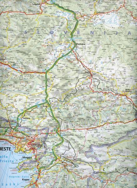Carte routière - Côte Croate | Kümmerly & Frey carte pliée Kümmerly & Frey 