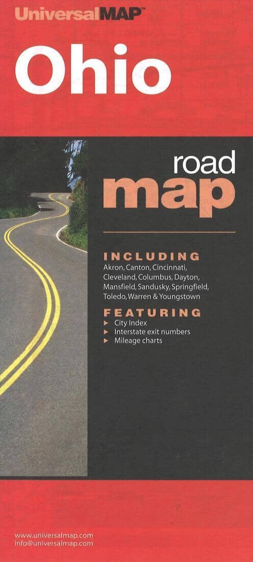 Ohio Road Map | Kappa Map Group Road Map 