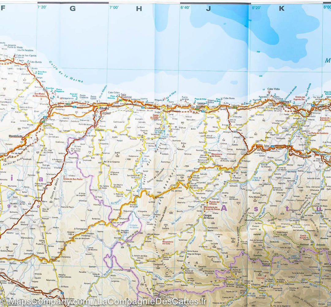 Carte routière - Espagne Nord : Chemin de St Jacques de Compostelle | Reise Know How carte pliée Reise Know-How 