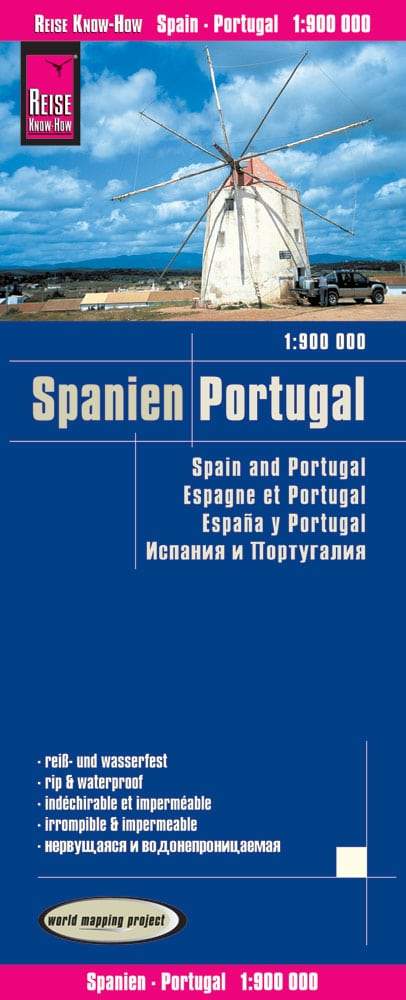 Carte routière - Espagne & Portugal | Reise Know How carte pliée Reise Know-How 