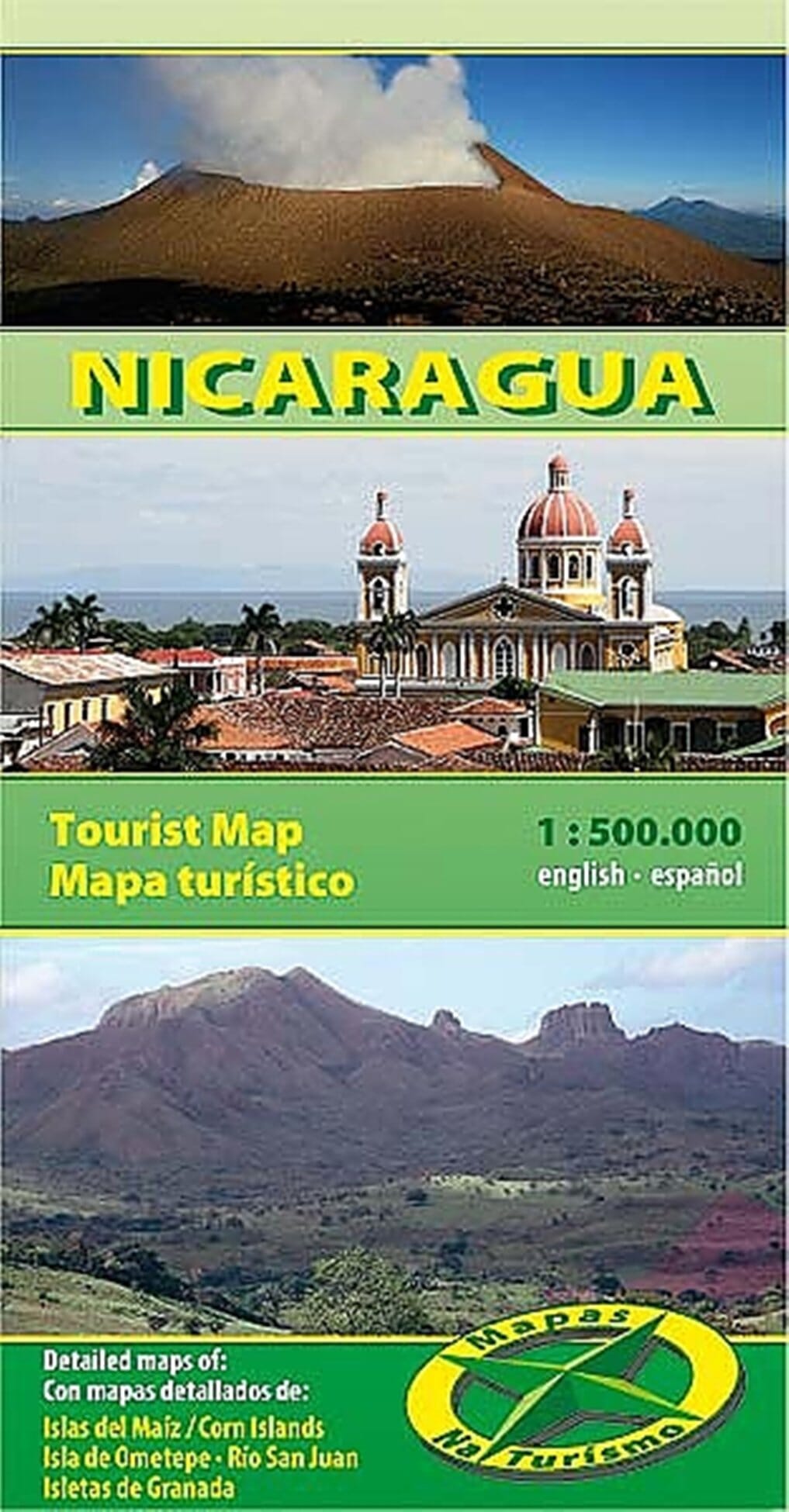Carte du nicaragua touristique