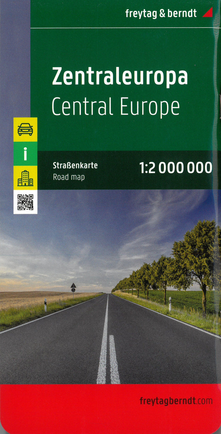 Carte routière - Europe Centrale | Freytag & Berndt carte pliée Freytag & Berndt 