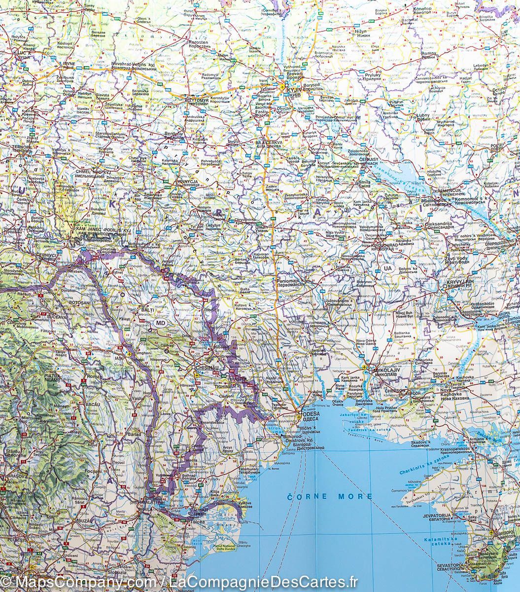 Carte routière - Europe de l'Est | Freytag & Berndt carte pliée Freytag & Berndt 