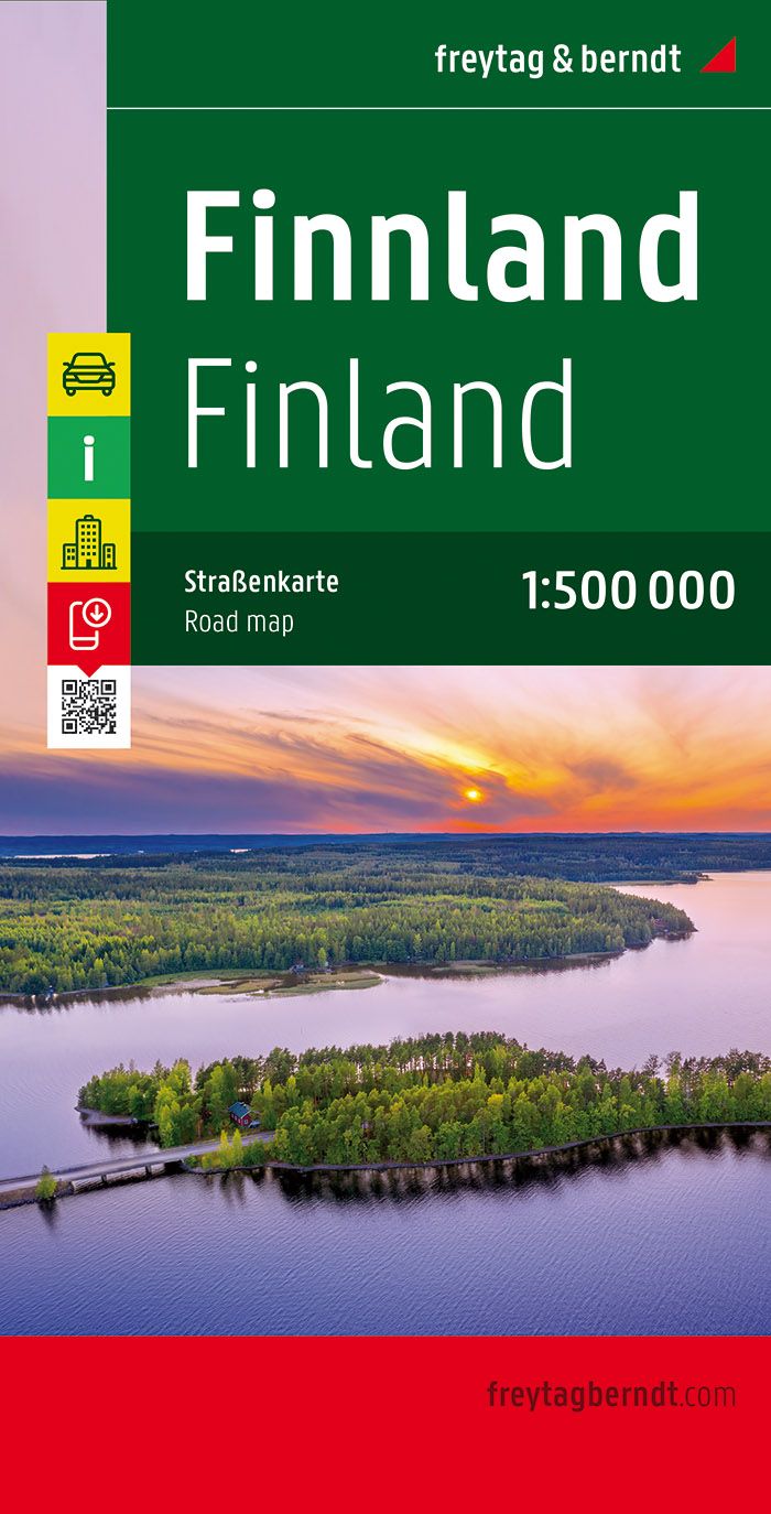 Carte routière - Finlande | Freytag & Berndt carte pliée Freytag & Berndt 