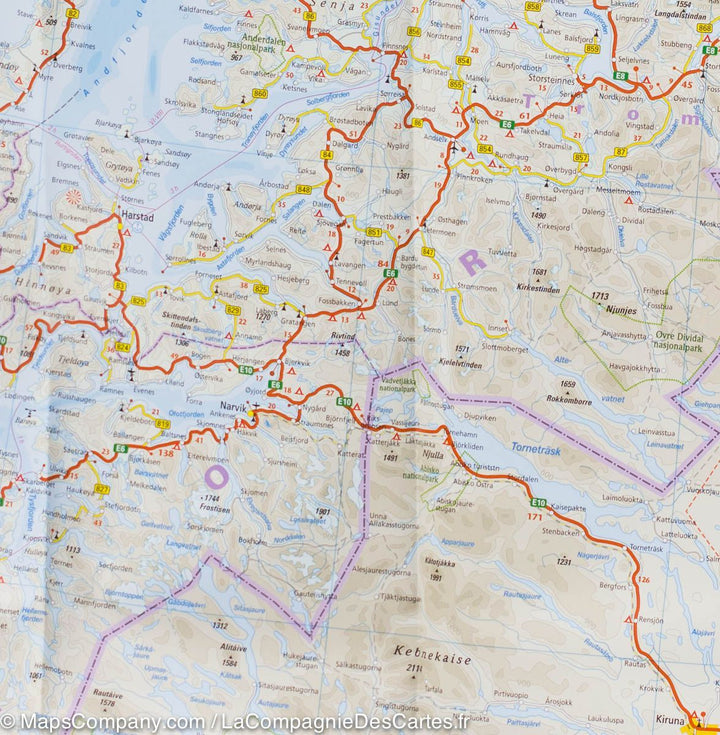 Carte routière - Finlande & Nord de la Scandinavie | Reise Know How carte pliée Reise Know-How 