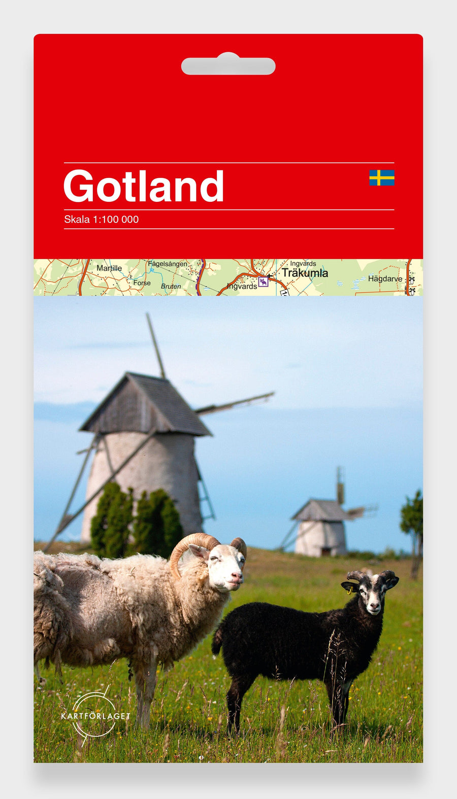Carte routière - Gotland (Suède) carte pliée Norstedts 