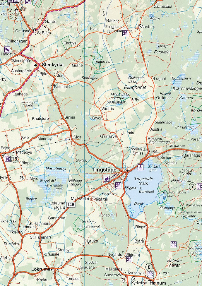 Carte routière - Gotland (Suède) | Norstedts carte pliée Norstedts 